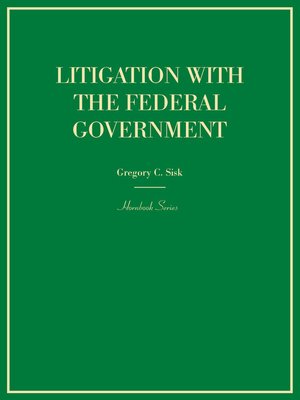 cover image of Litigation with the Federal Government